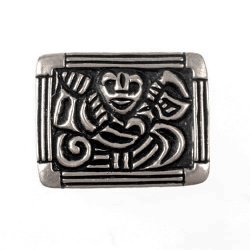 [08 ZN Hellvi.ma.br] Gürtelbeschlag von Adelsö (Bronze)