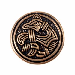 [08 ZN Bodo.ma.b] Runder Gürtelbeschlag aus Norwegen (Bronze)