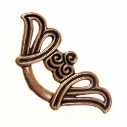 [08 ZN DZ.ma.br] Magyarischer Beschlag mit Durchzug (Bronze)