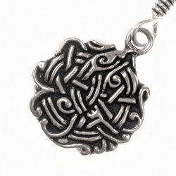Wikinger-Ohrhänger mit Knotenmotiv aus Legierung