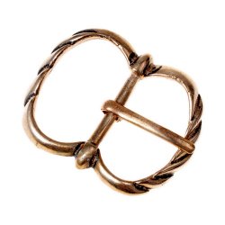[09 Sch Some 2.ma.br] Mittelalter-Schnalle - für 2 cm Breite (Bronze)