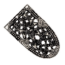 Riemenende Gokstad / 4 cm