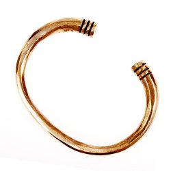 [07 AR Alam-br] Alamannischer Kolbenarmring (Bronze)