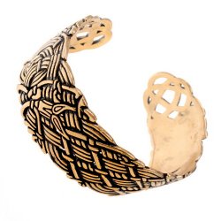 [07 AR Kelt 9.b] Breiter keltischer Armreif (Bronze)