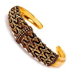 [07 AR Wik Falster.b] Wikinger-Armreif "Falster" (Bronze)