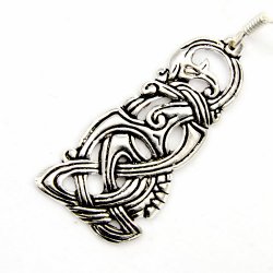Ohrring Wikinger-Drache - Bronze / Paar