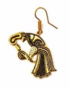 Ohrring Vendel aus Bronze - 5,5 x 3,5 cm