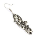 Ohrring Ire - keltisch, mittelalterlich aus Bronze - 6,5 cm, Paar