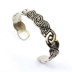 [07 AR kelt 5.b] Keltischer Knoten-Armreif (Bronze)