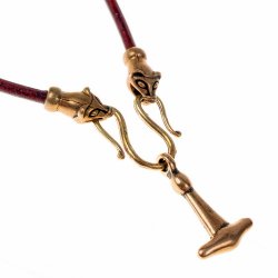 Collier "Wiesel" mit Haithabu-Mjoelnir