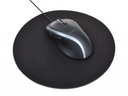 Rundes Leder-Mauspad aus Rindsleder - 22 cm