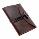 Leder-Buchhülle mit Notizbuch A5 - Mittelalter