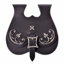 Geräumige Nierentasche - mit Beschlägen