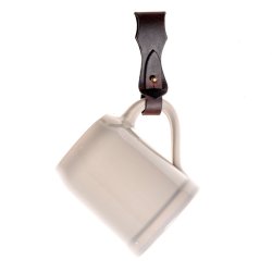 [04 Krughalter.fa.br] Becherhalter / Bierkrug-Halter (braun)