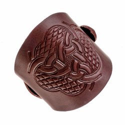 Leder-Armband 'Knoten' - keltisch - 2 mm