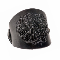 Leder-Armband 'Knoten' - keltisch - 2 mm