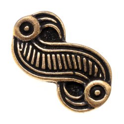 [08 Ma-1 Bird.fa.me] Fränkischer Vogel-Beschlag / S (messingfarben)