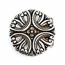 Buckle-Schnalle - Floral / 4 cm