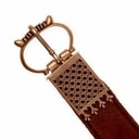 Mittelaltergürtel "Plantagenet" mit Bronzeschnalle Ledergürtel 3,0 cm breit - Accessoire für Mittelalter Reenactment, Larp & Fantasy Gewandung
