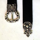 Spätmittelalterlicher Ledergürtel mit Riemenende aus England 2,0 cm breit - Accessoire für Mittelalter Reenactment, Larp & Fantasy Gewandung