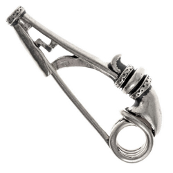[07 Fi Birdlip.b] Keltische Vogellippen-Fibel (Bronze)
