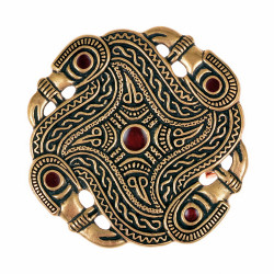 [0 Am Asch.ma.br] Vogelwirbelfibel-Anhänger (Bronze)