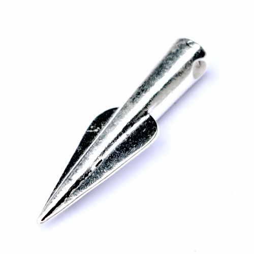 [0 Speer-Lat 3-br] Amulett keltische Speerspitze Anhänger in Bronze (Bronze)