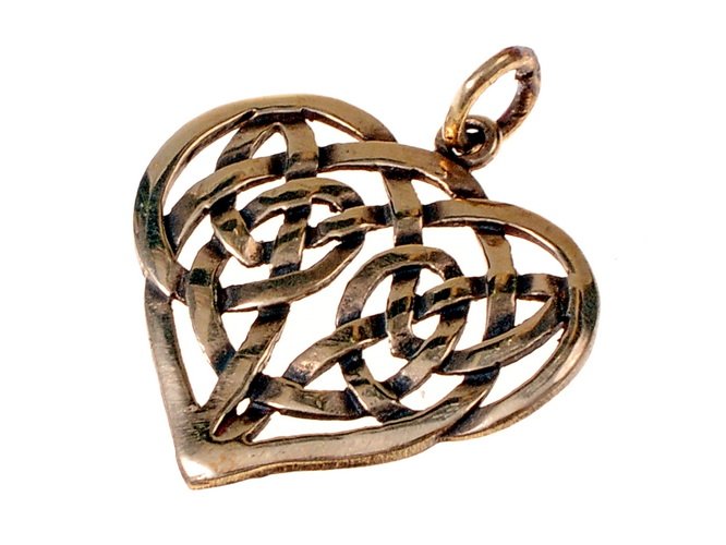 Anhänger Keltisches Herz - Accessoire, Schmuck für Mittelalter, LARP und Alltag