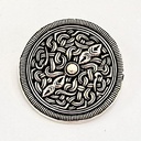 Brosche Sutton Hoo Replik nach einem Zaumzeug Bronze - Accessoire für Historische Gewandungen, Reenactment und Liverollenspiel
