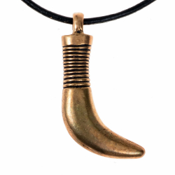 [0 Beartooth.ma.br] Bärenzahn-Amulett der Wikingerzeit (Bronze)