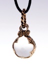 Wikinger-Anhänger Gotland-Sphäre aus Glas und Bronze - 3,8 cm