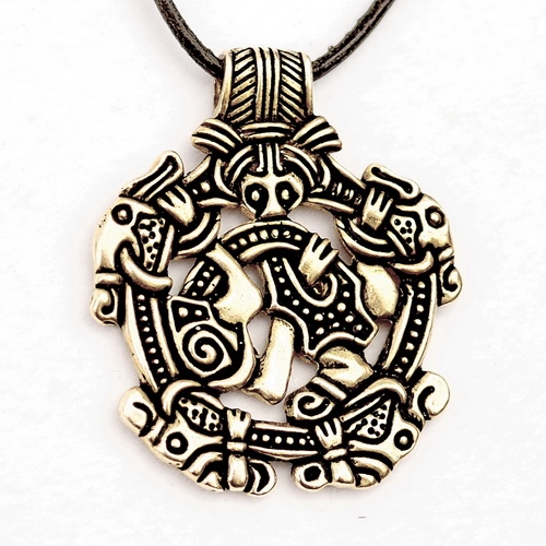 Greiftier-Amulett von Snoring Bronze  - Accessoire, Schmuck für Mittelalter, LARP und Alltag