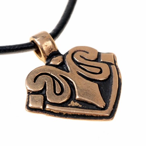 [0 An Wik-Cherni.b] Wikinger-Anhänger "Chernigov"  - Accessoire, Schmuck für Mittelalter, LARP und Alltag (Bronze)