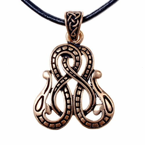 Wikinger-Amulett "Midgard" - Accessoire, Schmuck für Mittelalter, LARP und Alltag