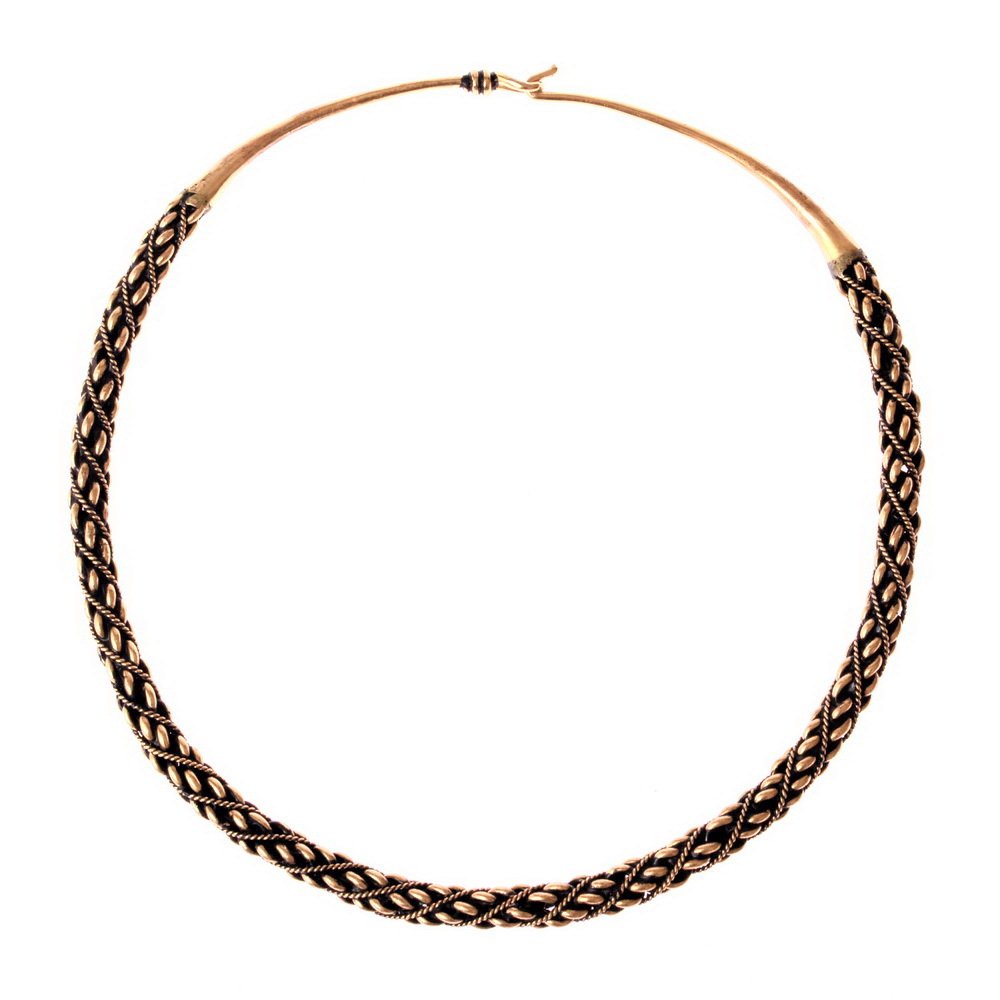 [07 Torque SM.ma.br] Wikinger Tork Torque Nachbildung ca. 900 n. Chr. (Bronze)