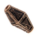 Wikinger Perle Nr. P7  Granulationstechnik Bronze oder Bronze versilbert