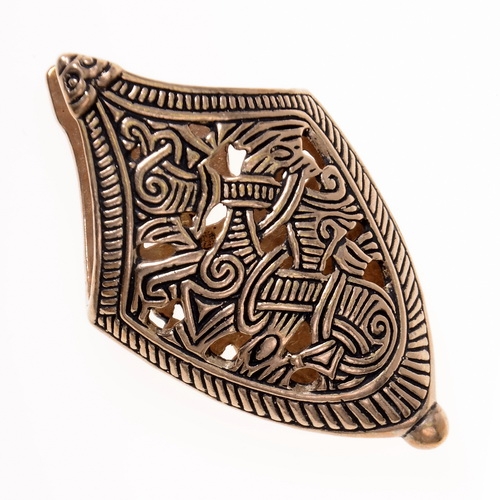 Wikinger Ortband "Jelling" - Bronze Anhänger Replik