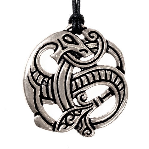Wikinger Anhänger Drache - Bronze Anhänger Replik