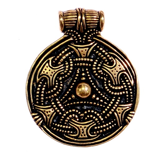 [0 Stora Ryk.b] Stora Ryk Amulett - Bronze Anhänger Replik (Bronze)