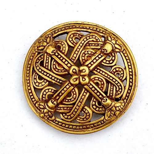 [07 Br 1 Sch-Fin-b] Scheibenfibel aus Finnland im Borrestil Bronze (Bronze)