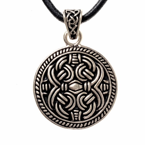 [0 Sch-AM Hai.b] Scheibenfibel Amulet Bronze  - Replik Nachbildung nach Originalfund (Bronze)