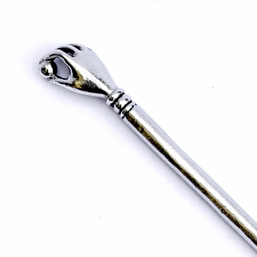 [07 Gew Hand.b] Römische Haarnadel mit Hand Replik (Bronze)
