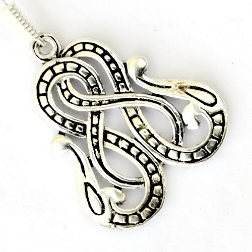 Paar Bronzeohrringe 'Midgardschlange' - Accessoire, Schmuck für Mittelalter, LARP und Alltag