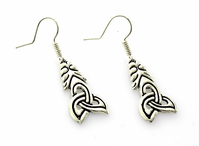 Paar Bronzeohrringe 'Borre' - Accessoire, Schmuck für Mittelalter, LARP und Alltag