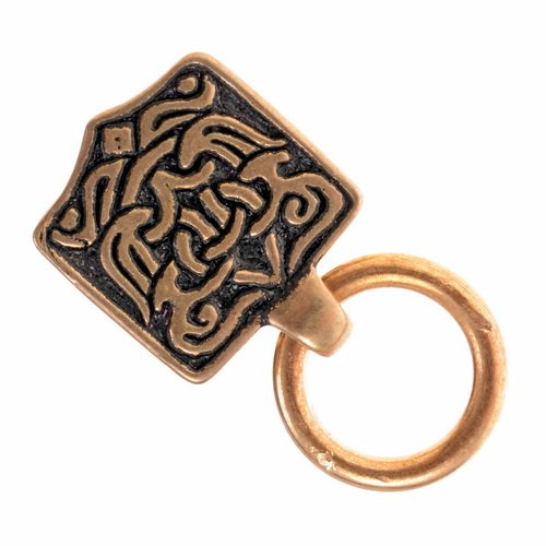 [08 ZN Ori - RI.b] Orientalischer Wikinger-Beschlag - Rin (Bronze)