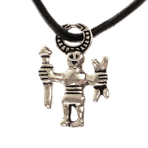 [0 Watae.ma.br] Odin von Uppland Amulett Bronze  - Replik Nachbildung nach Originalfund (Bronze)