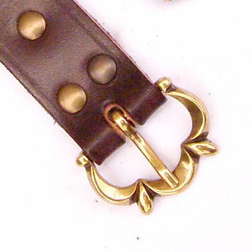 Hochmittelalter Ledergürtel 3,0 cm breit