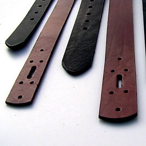 Gürtel Rohling aus Kernleder 5 cm breit - 4 Längen - 2 Farben