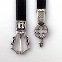 Spätmittelalter Ledergürtel mit Riemenende 1,5 cm 1390 - 1420 - Accessoire für Mittelalter Reenactment, Larp & Fantasy Gewandung