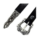 Wikinger-Gürtel - 1,5 cm / Riemenende